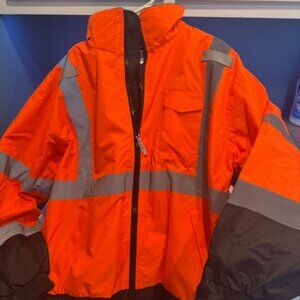 NEW Be Tenacious Safety Work Glowear Jacket Men Sz. XL